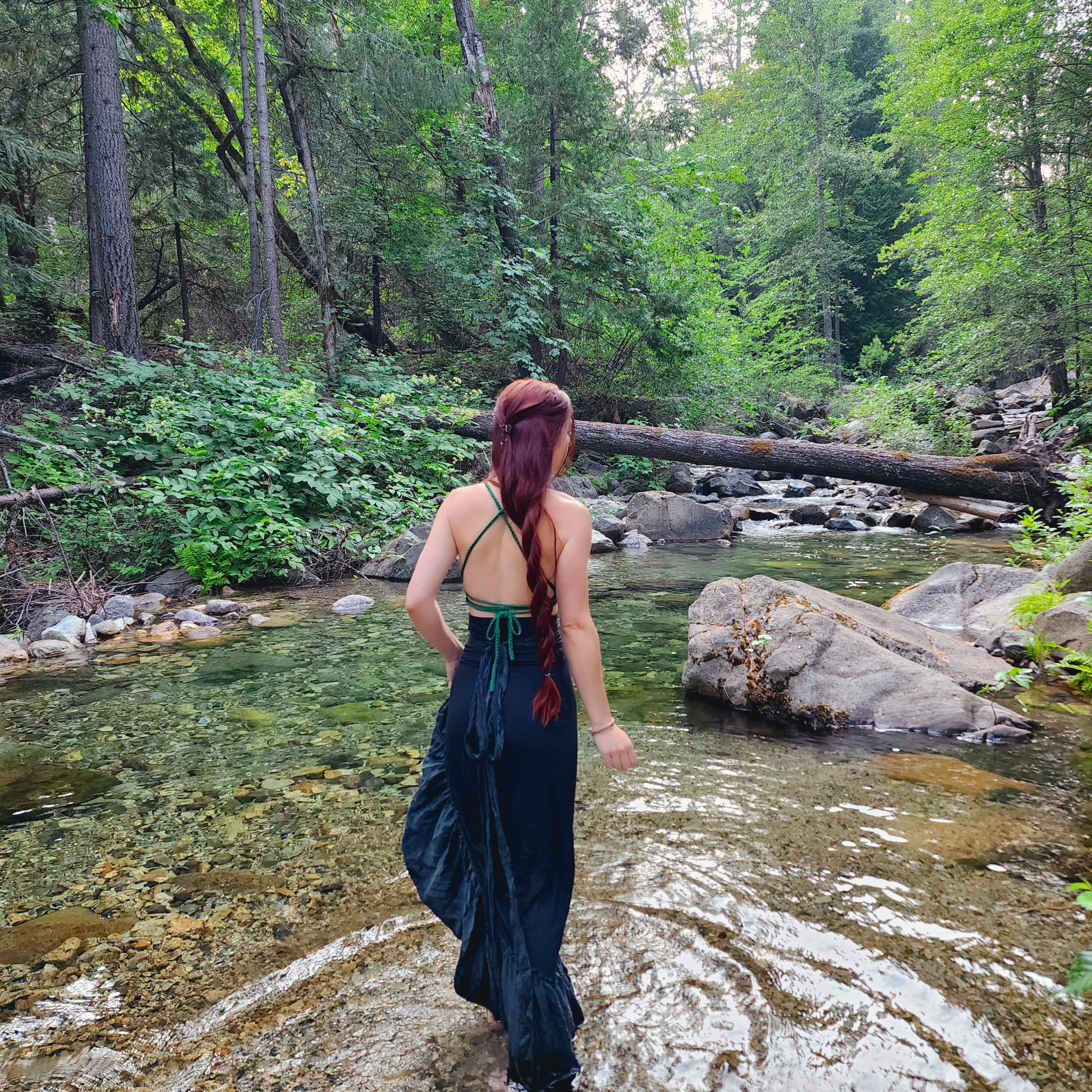 One of many magical creek spots on the property.