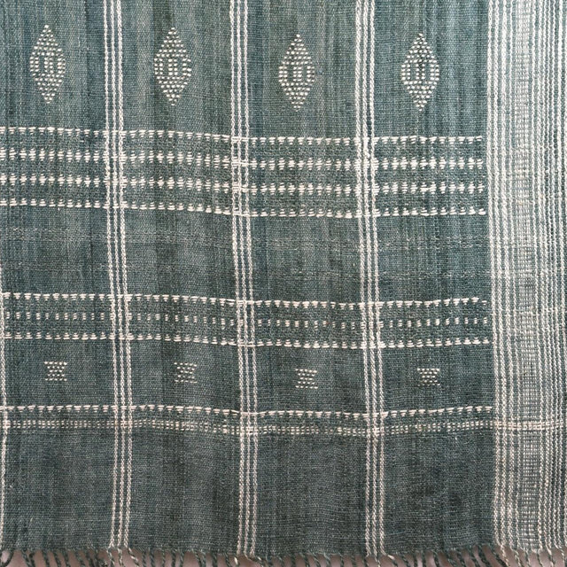 Neel Coverlet - Seafoam Green Wool Coverlet. Handwoven Throw, Fall Decor, Spring Decor, Summer decor, Spring home refresh