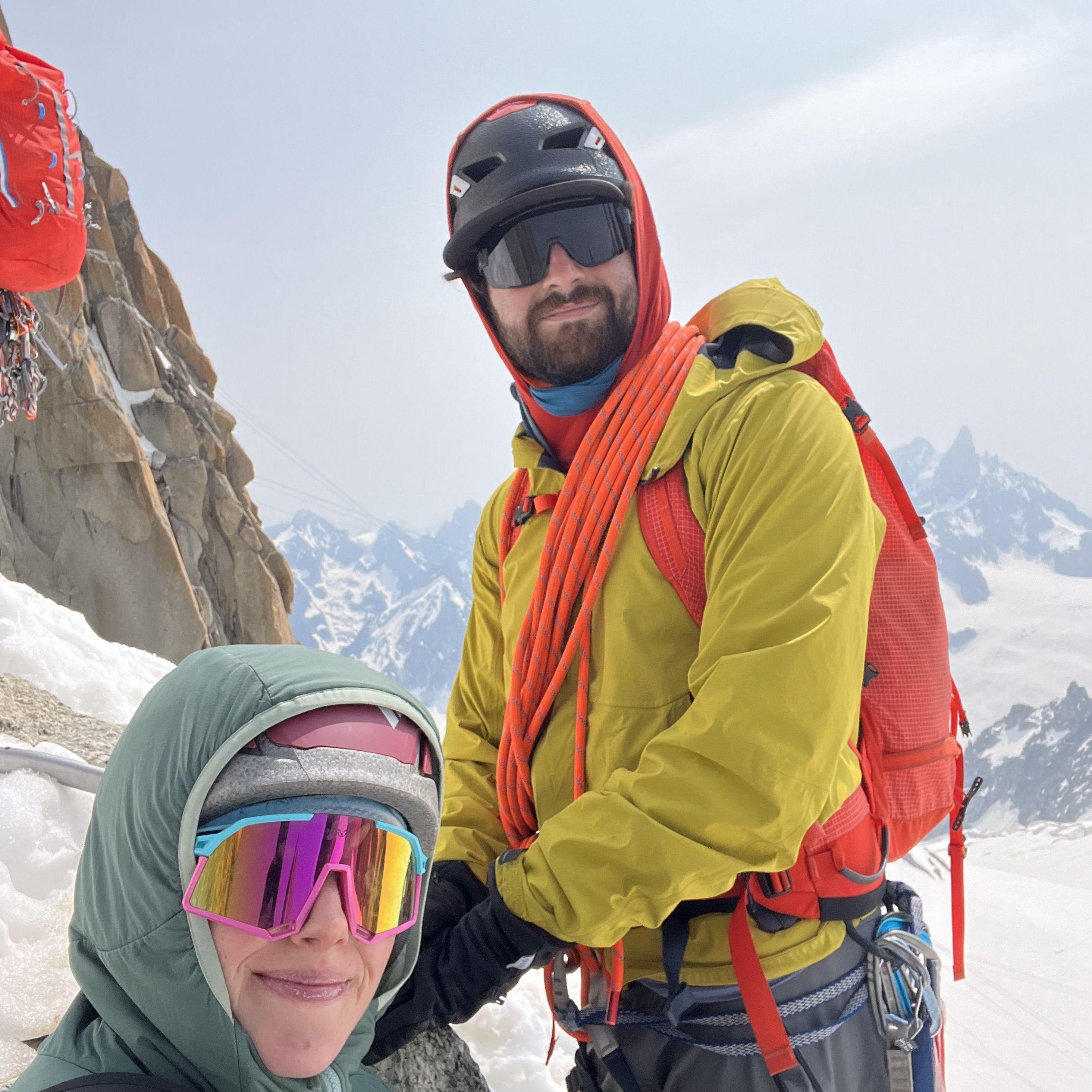 Mountaineering in Chamonix, France