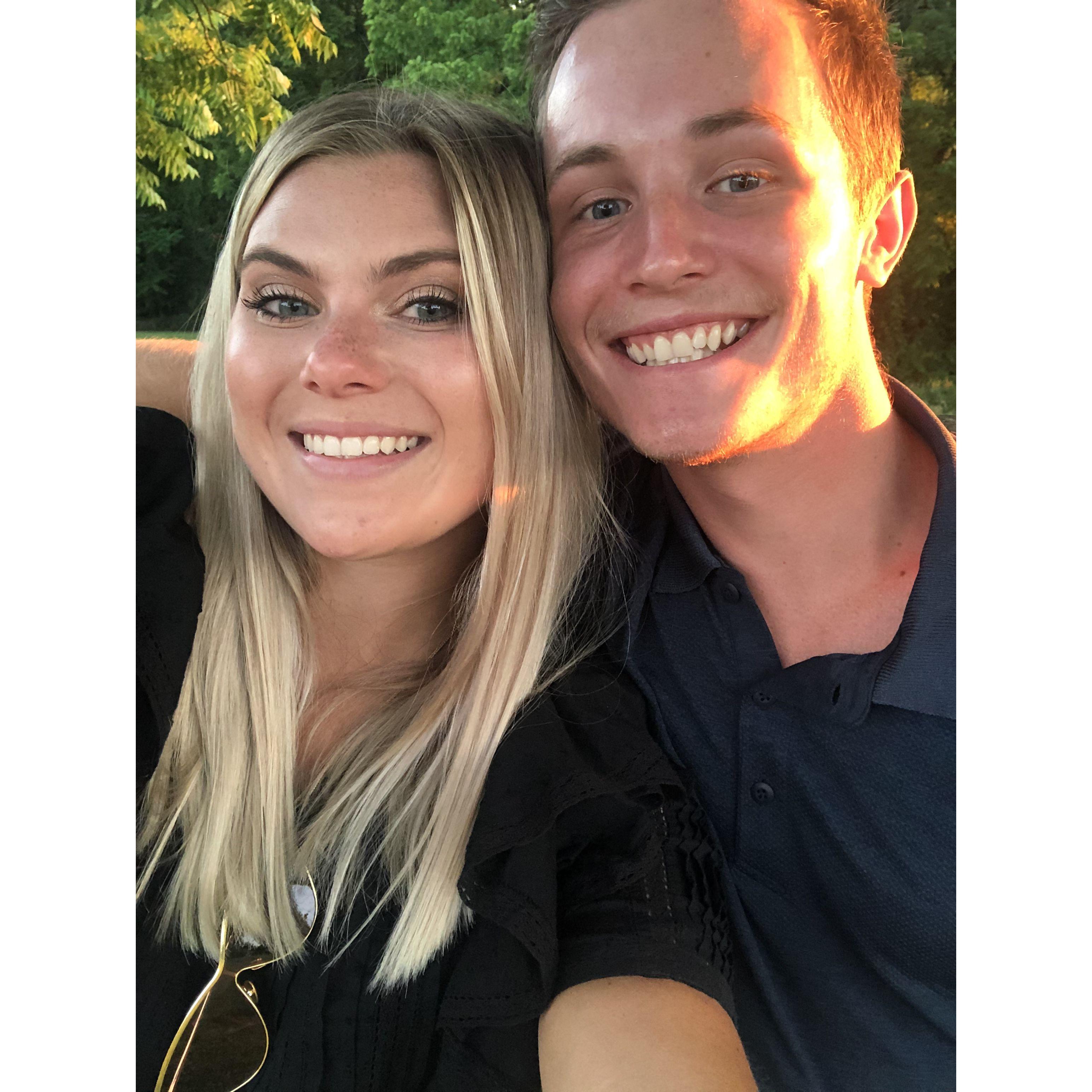 Our first picture together and our second date!