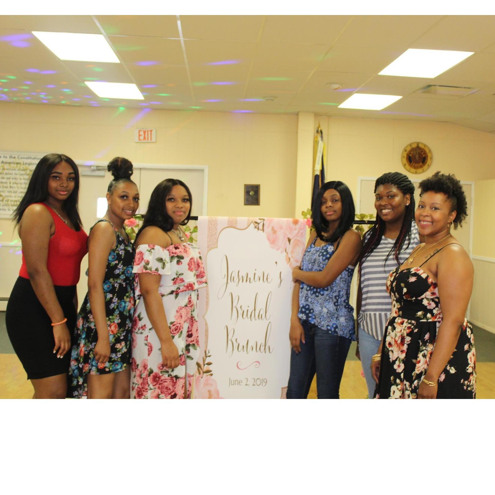Thank you ladies (Bridal Party) for a wonderful day!! Bridal Shower 6/2/2019