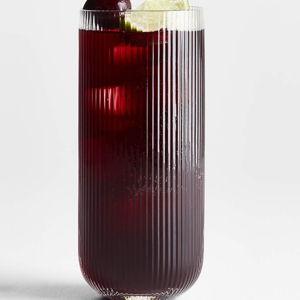 Symphony 16-Oz. Fluted Highball Glass | Crate & Barrel