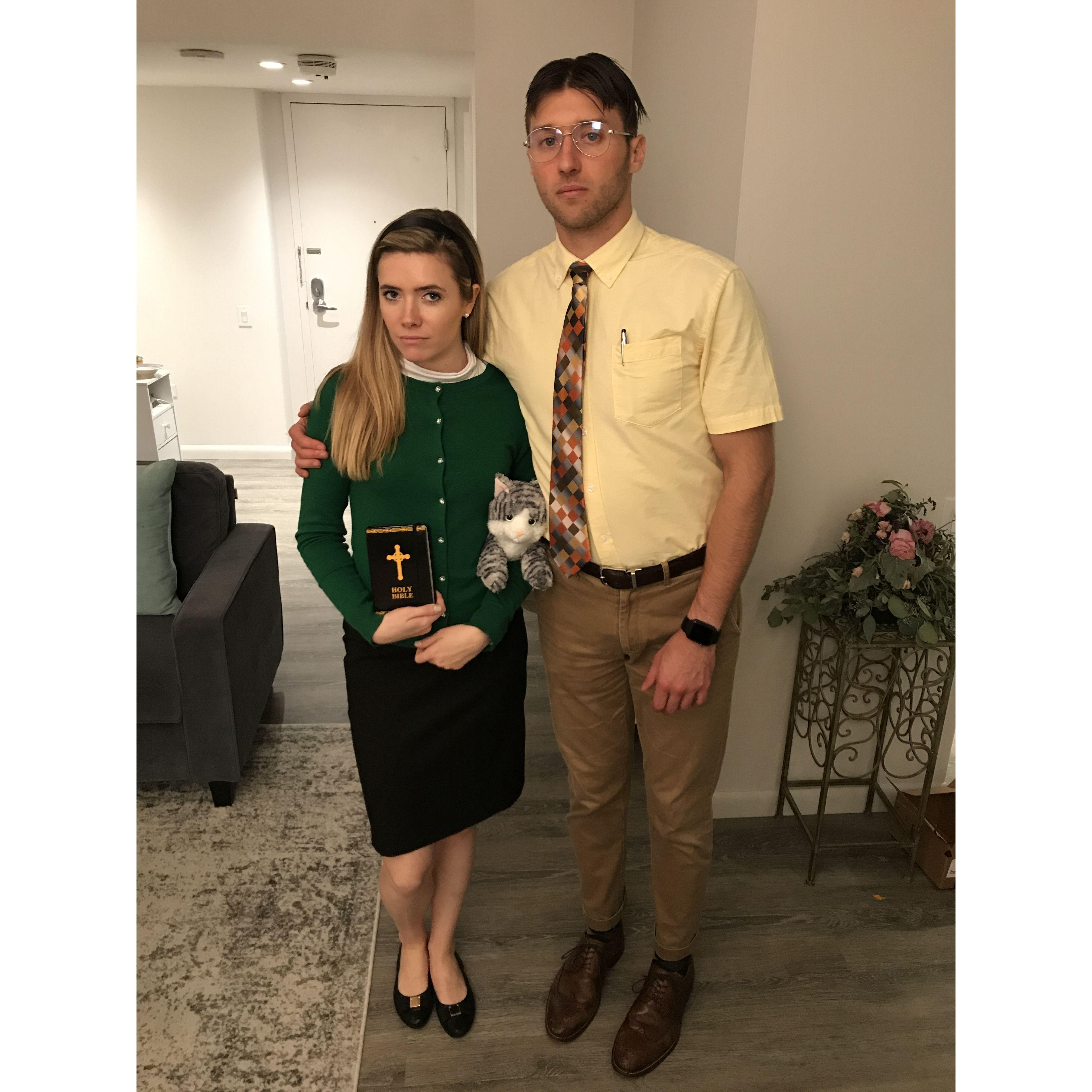 Dwight and Angela, Halloween - Philadelphia, PA 2019