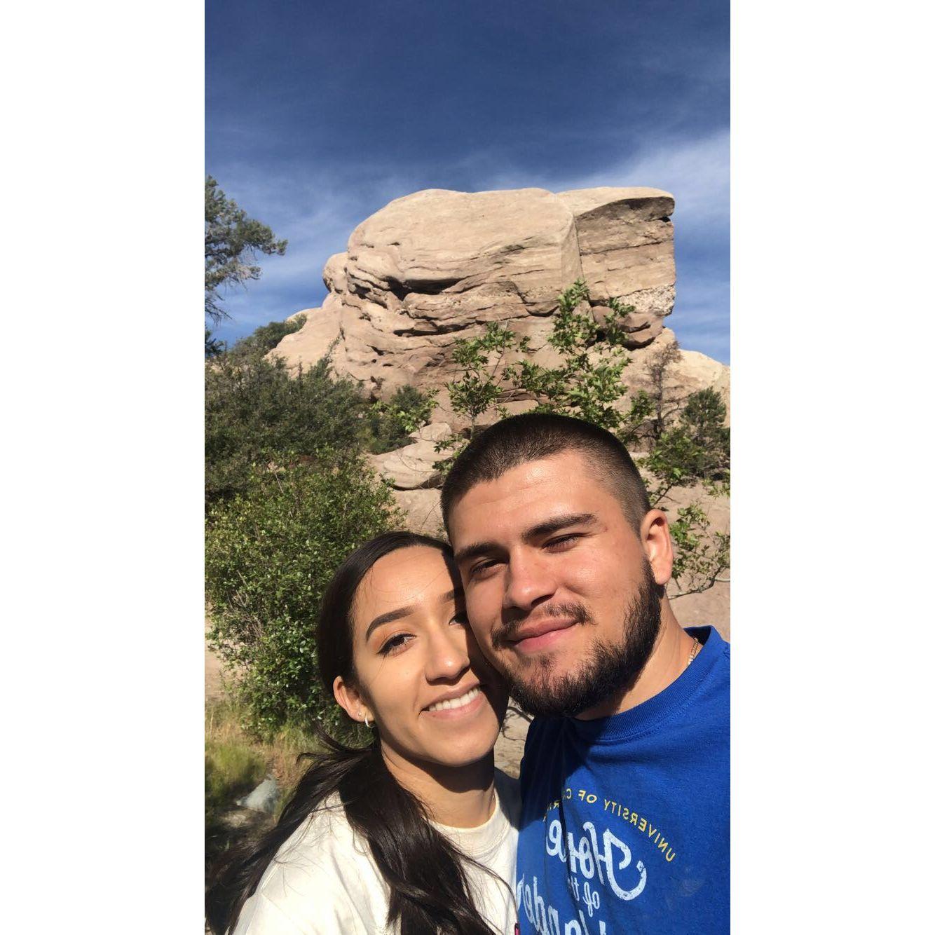 Hiking at Devil's Punch Bowl