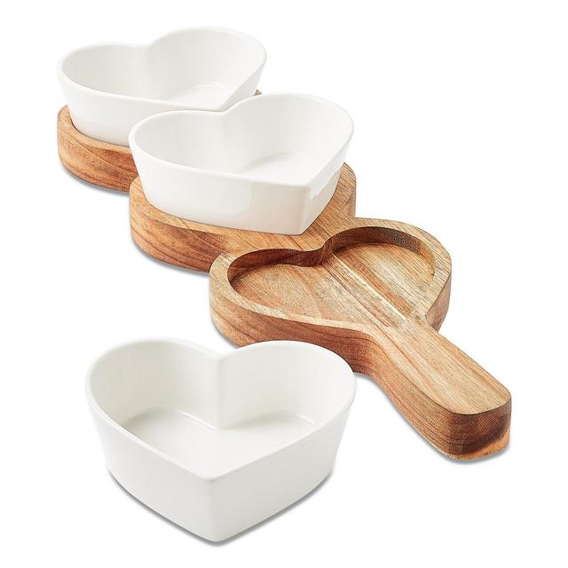 The Cellar 4-Pc. Figural Heart Server, Created for Macy's