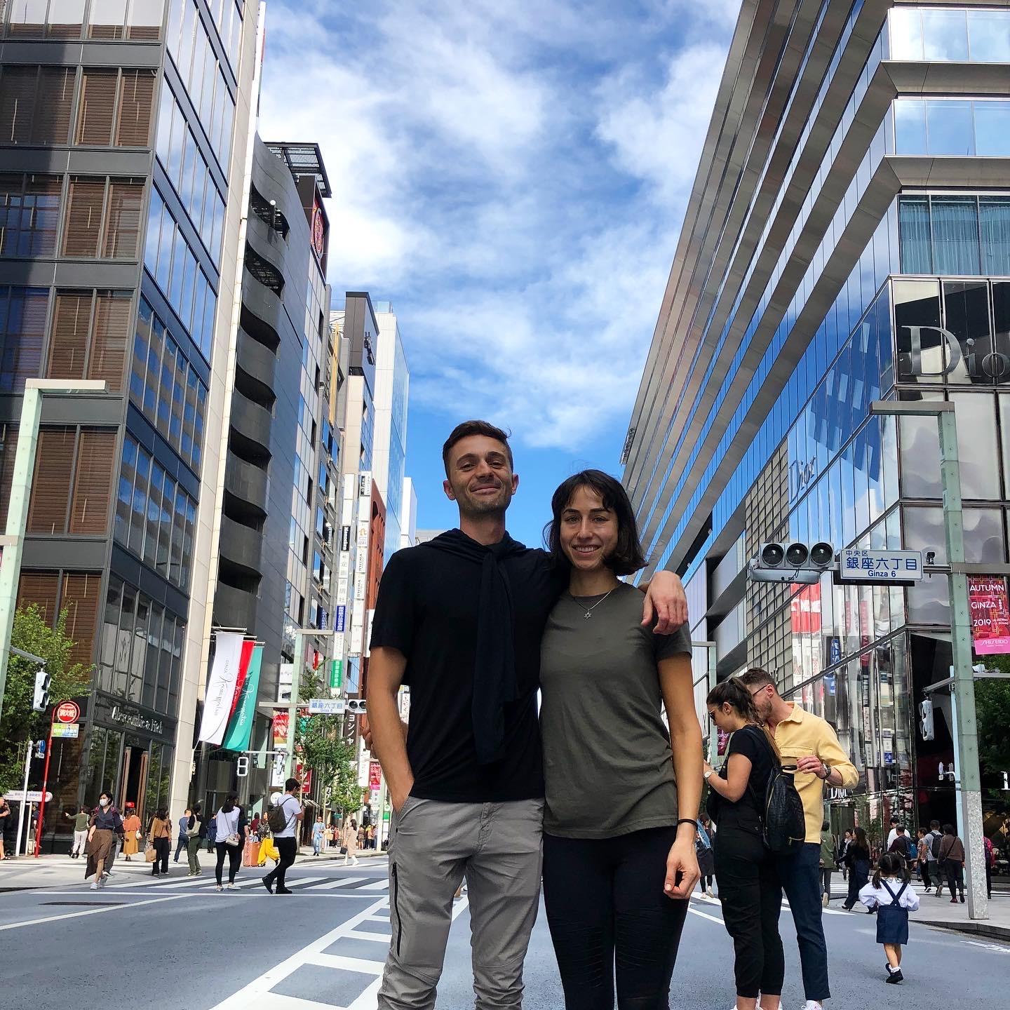 In Tokyo Ginza for Allison's birthday