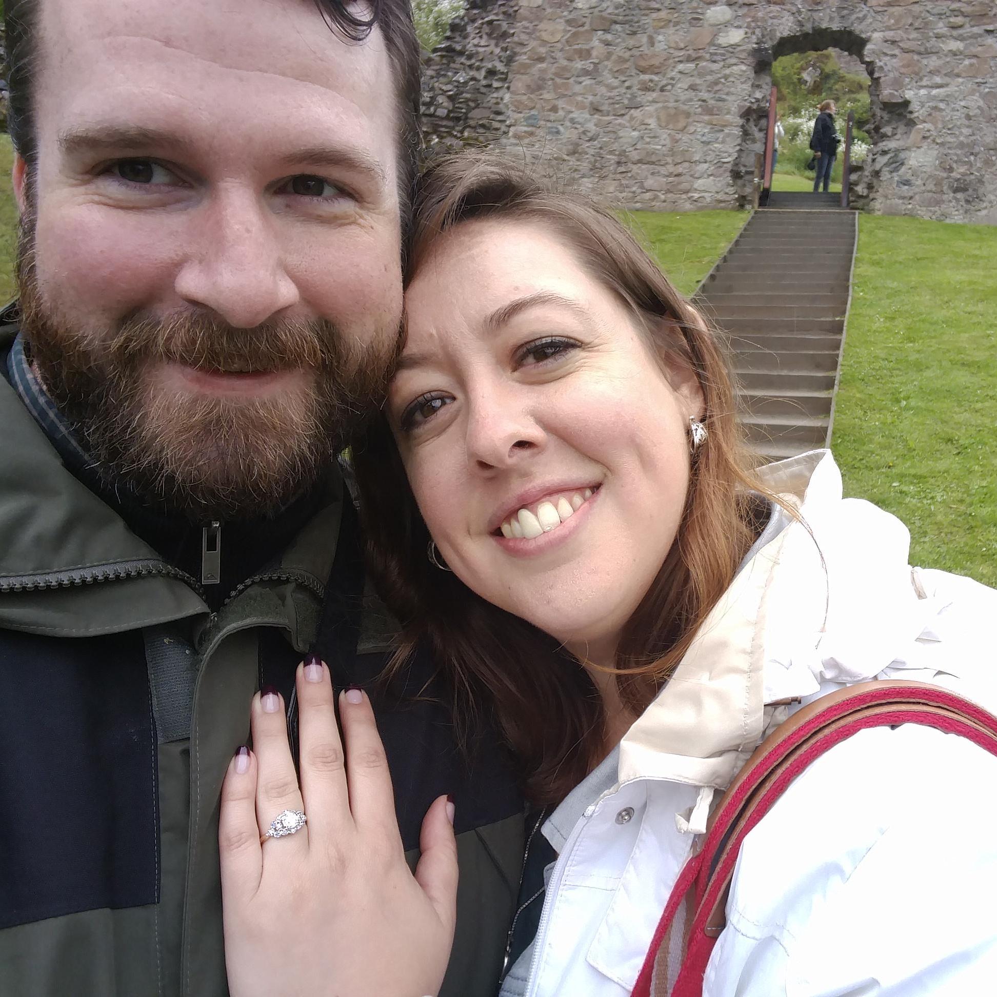 The Proposal!  Urquhart Castle, Loch Ness, Scotland