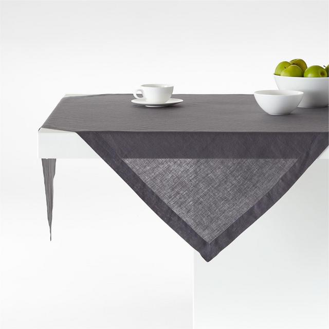 Marin Graphite 50" Table Throw