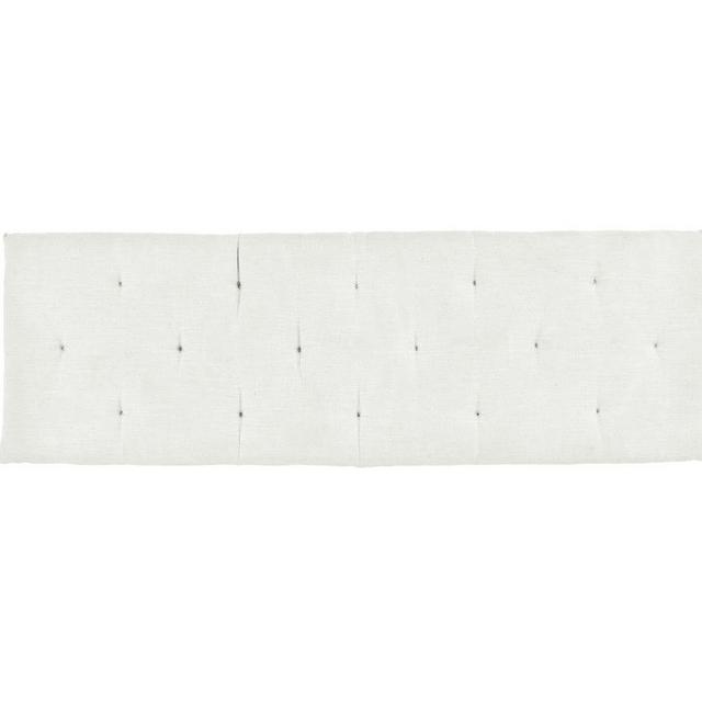 Samantha Tufted Bench Cushion, Sunbrella® Solid Natural