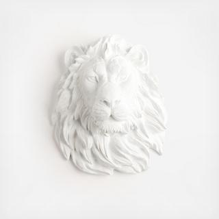 Resin Faux Taxidermy Lion Head