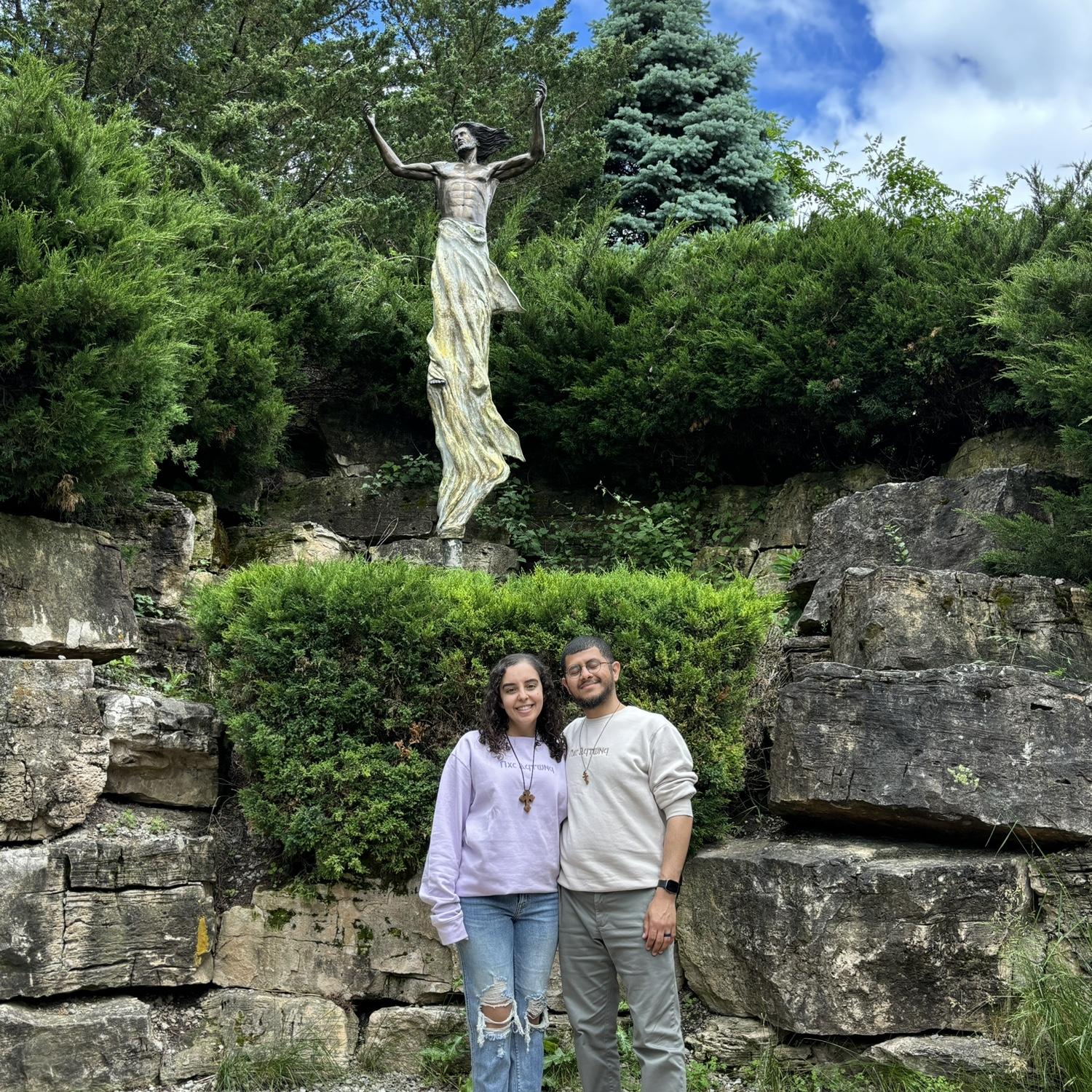 Our first time back here after we got engaged