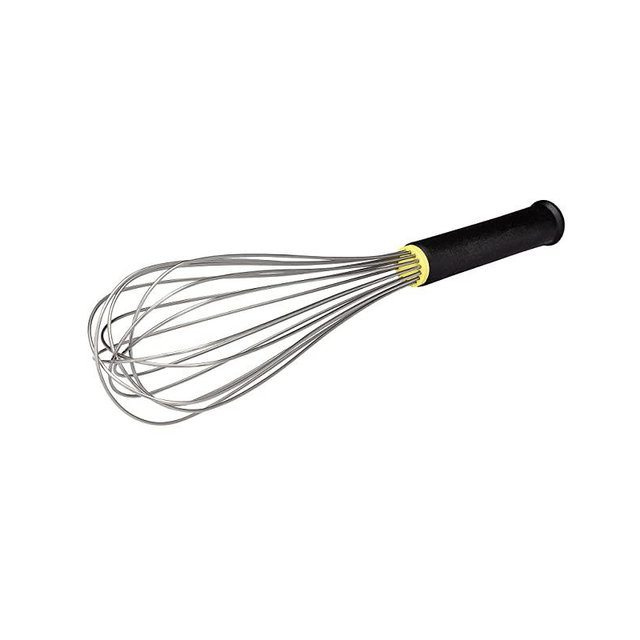 Matfer Bourgeat Piano Whisk with Exoglass Handle, 10", Professional Stainless Steel Wire Kitchen Whisk
