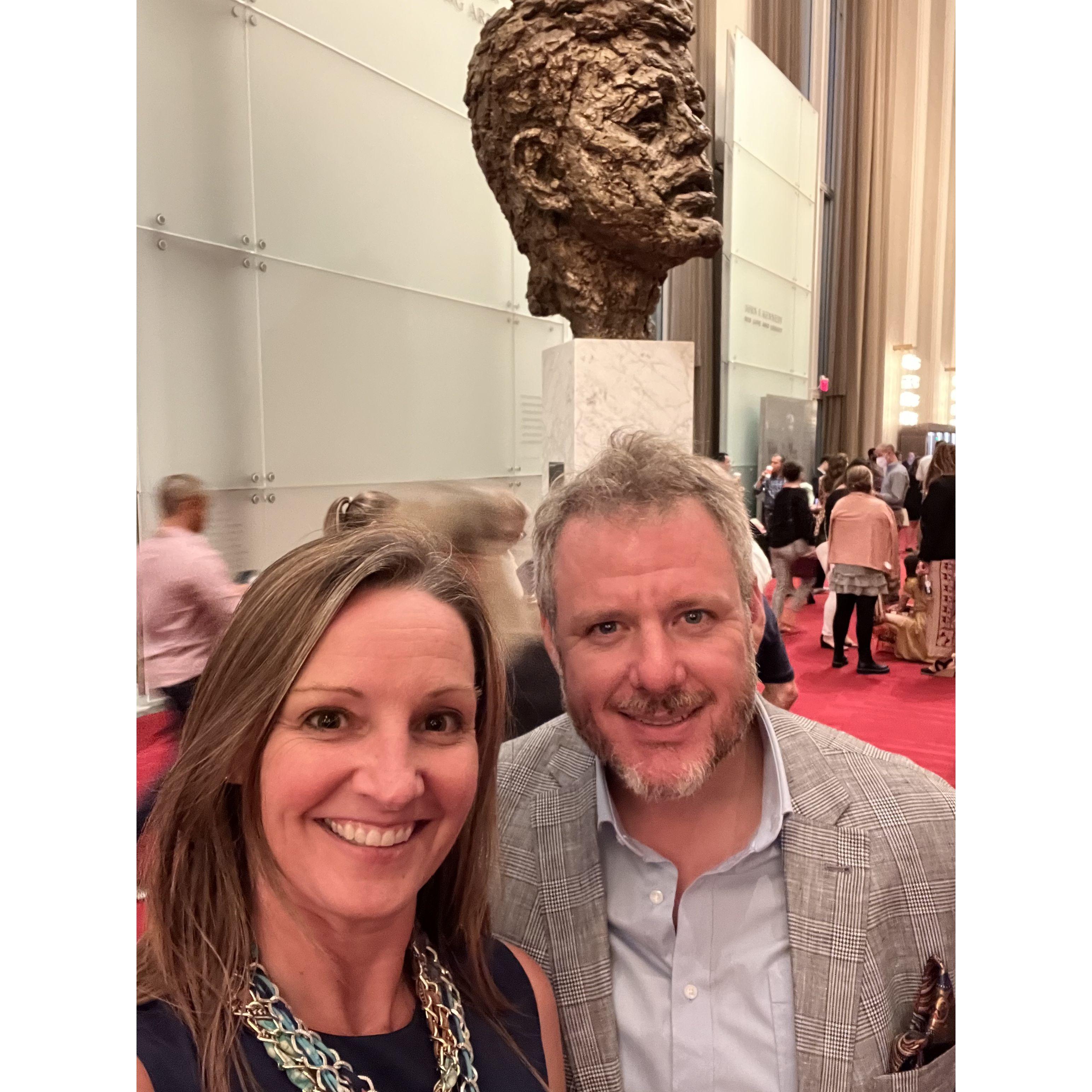 An evening at the Kennedy Center, one of our favourite date night spots.