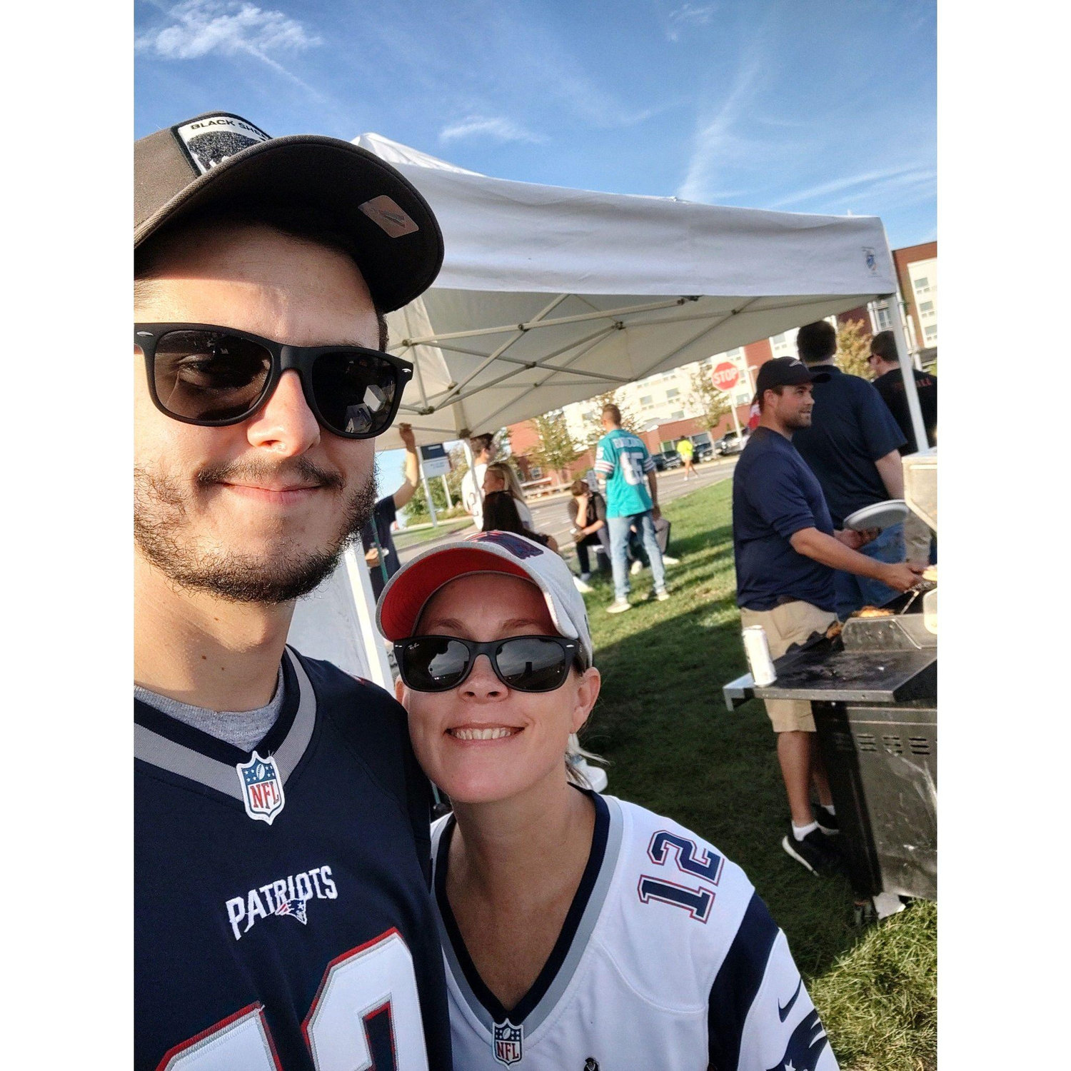 The day I brought Kristi to her very first Patriots regular season game!