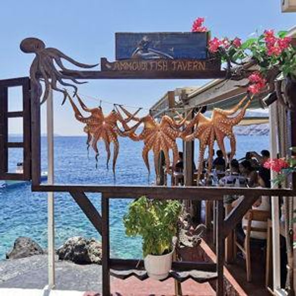 Ammoudi Bay Fish Tavern Dinner for 2