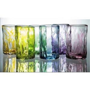 Xaquixe Handblown Glass - Large - Set of 6 in Assorted Colors