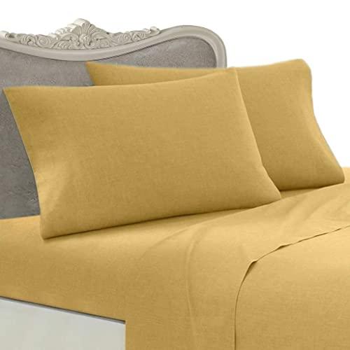 Luxurious 1200 TC Queen Gold Egyptian Cotton Sheet Set 1200TC