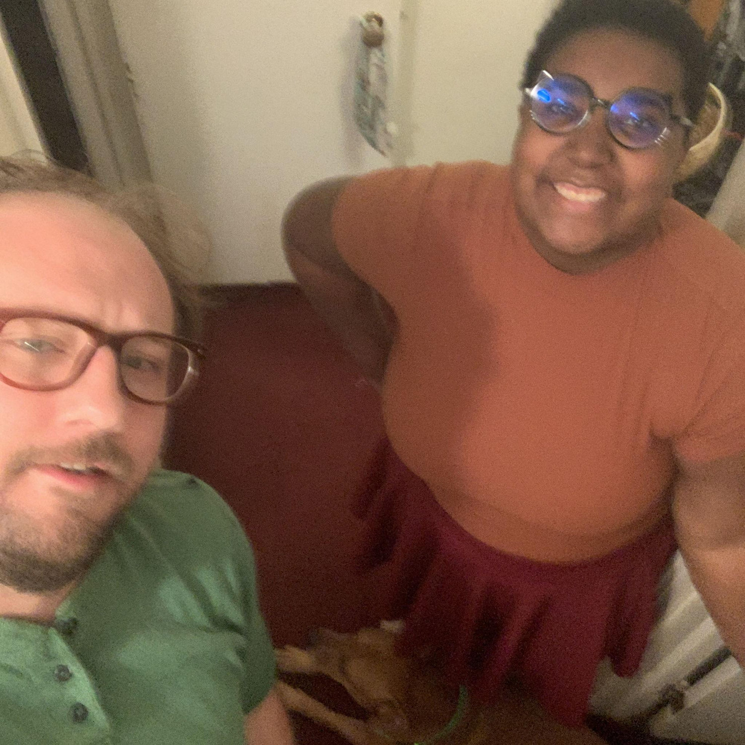 Our First Halloween together - Velma and Shaggy (and Scooby-Doo) with our friends Brooks and Aubree (Fred and Daphne)
