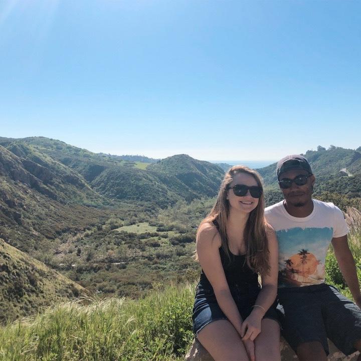 Very first photo taken during our first trip together to LA