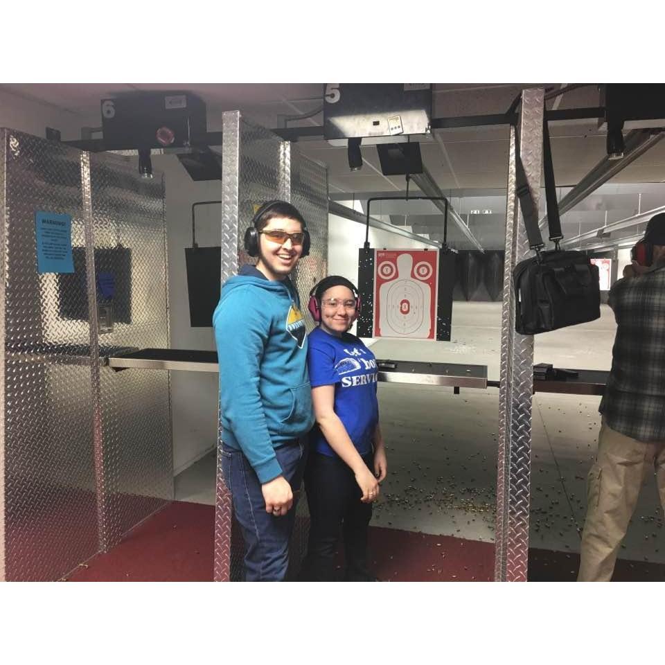 My very first time shooting a gun!