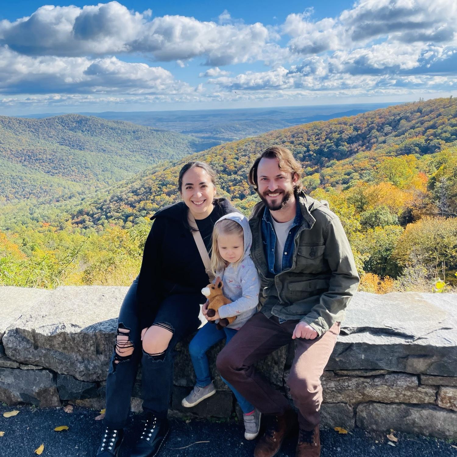 Oct 2023 - Our first time at Shenandoah with the little munchkin