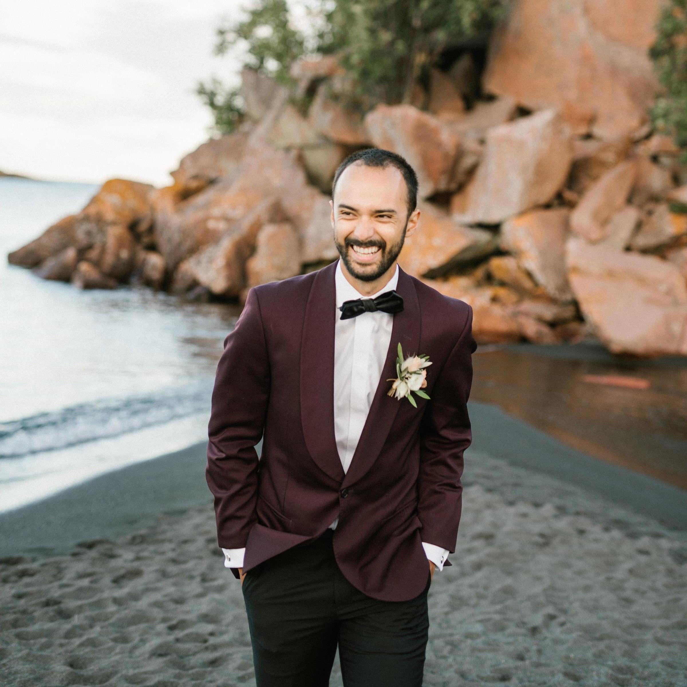 Our elopement at Palisade Head in Tettegouche State Park on September 3, 2020