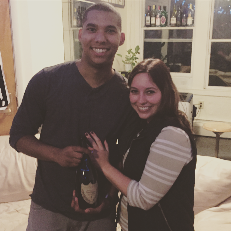 The night we got engaged (2016)