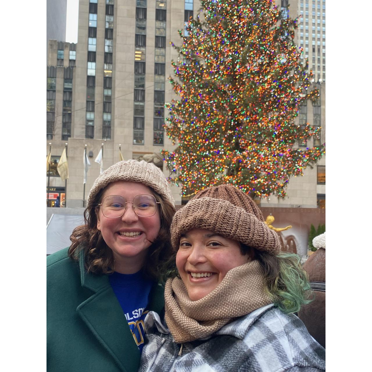The necessary Rockefeller Christmas tree picture