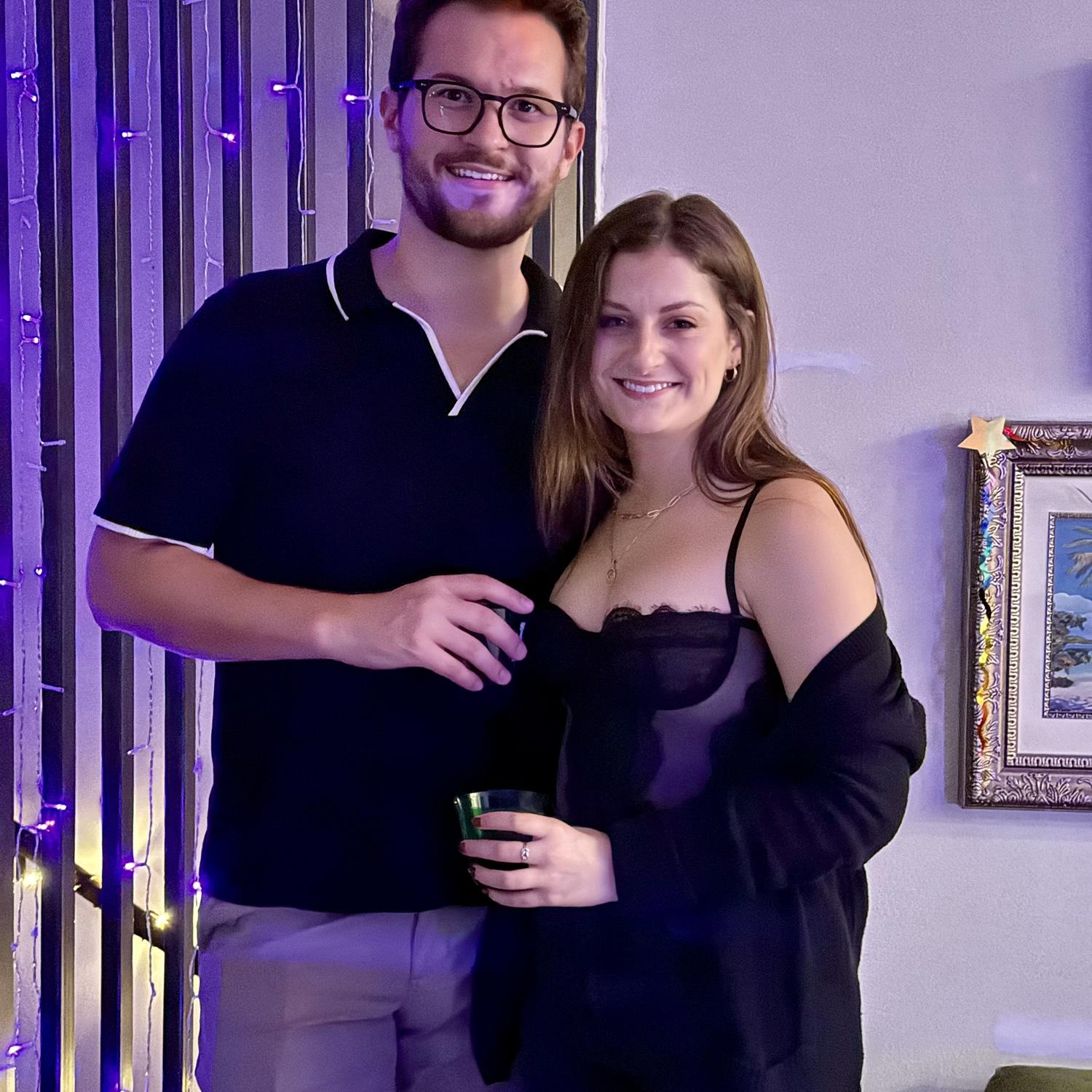2025 New Year’s party with Katelyn’s coworkers in Austin.