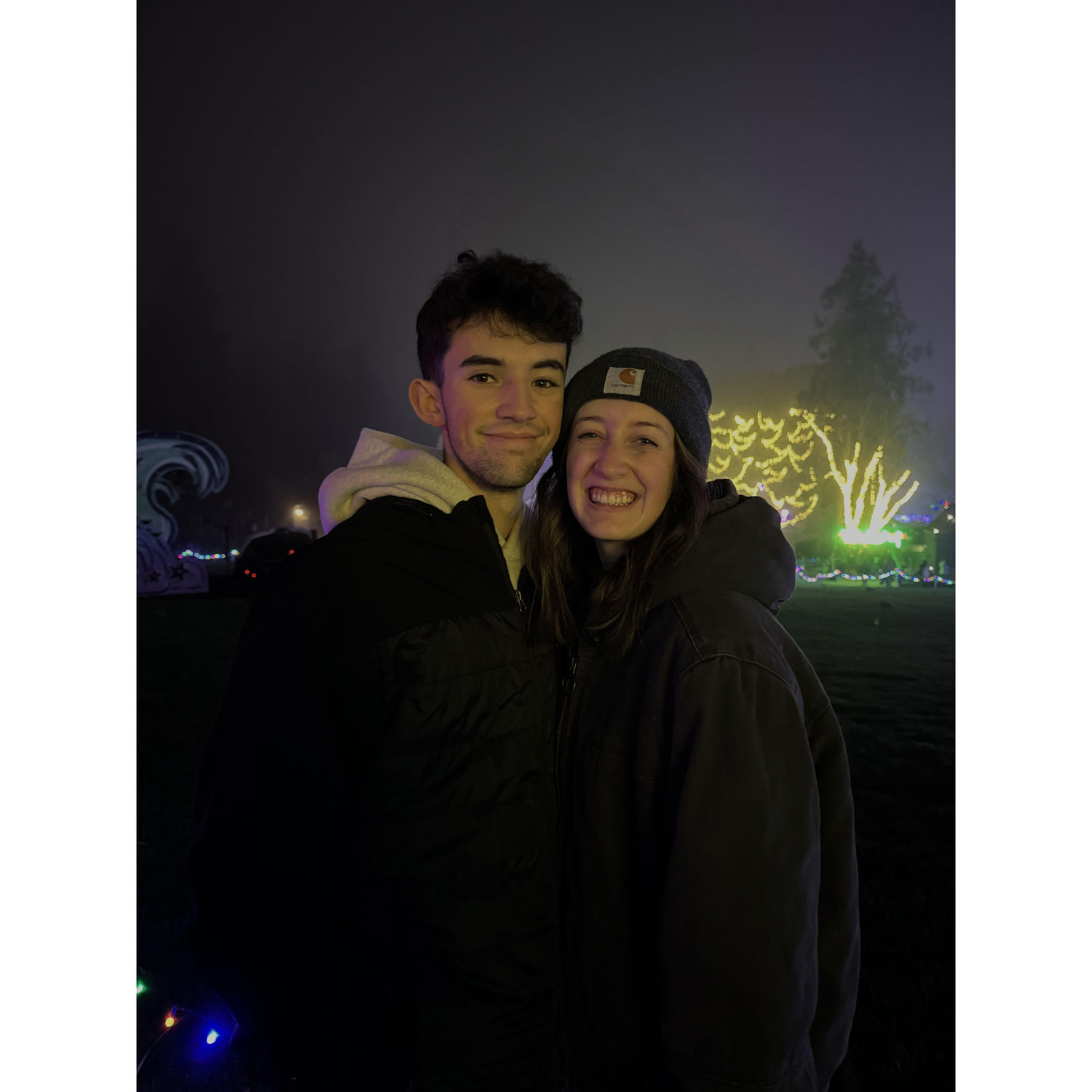 Zoo Lights together <3