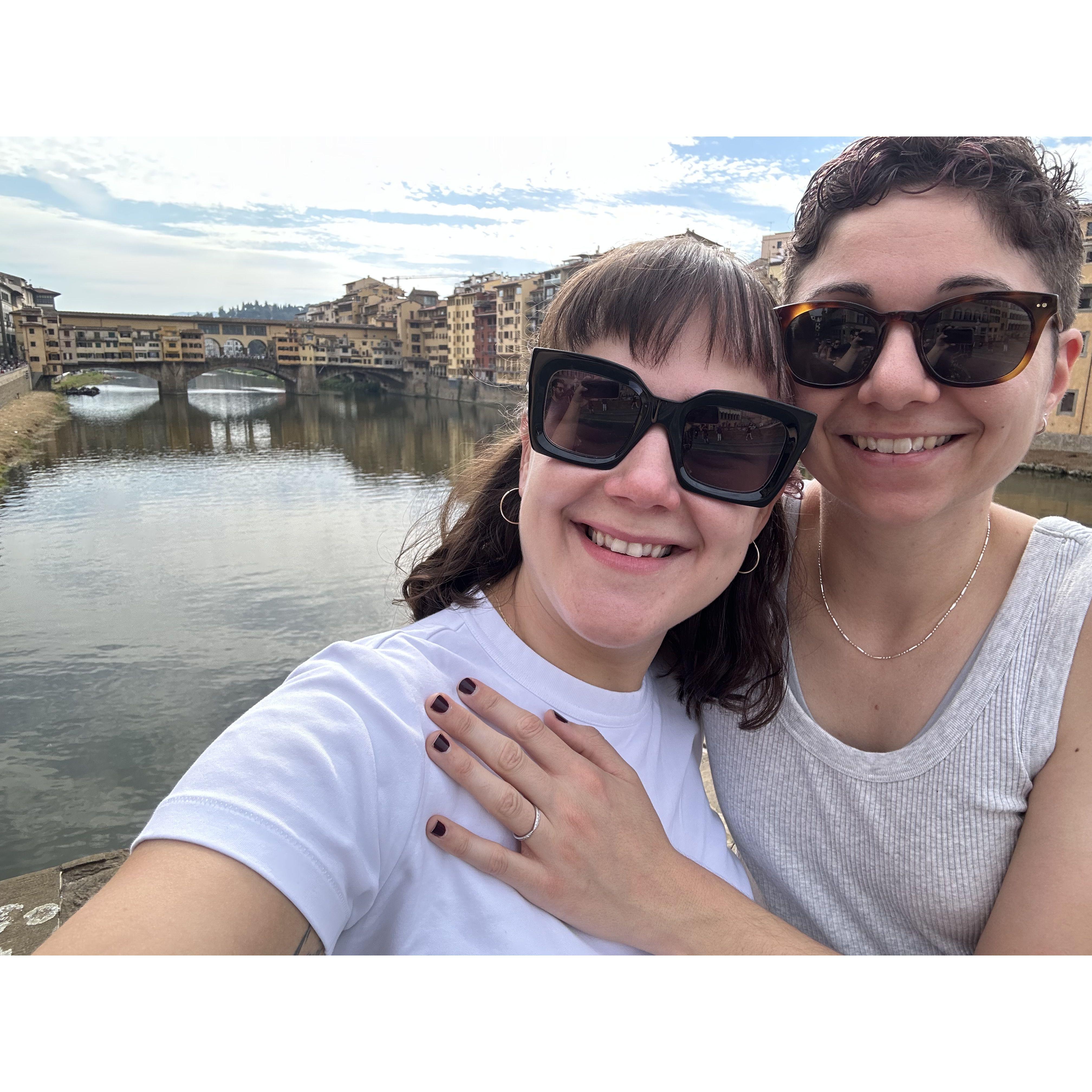 It felt like we were the only 2 on the bridge when getting engaged