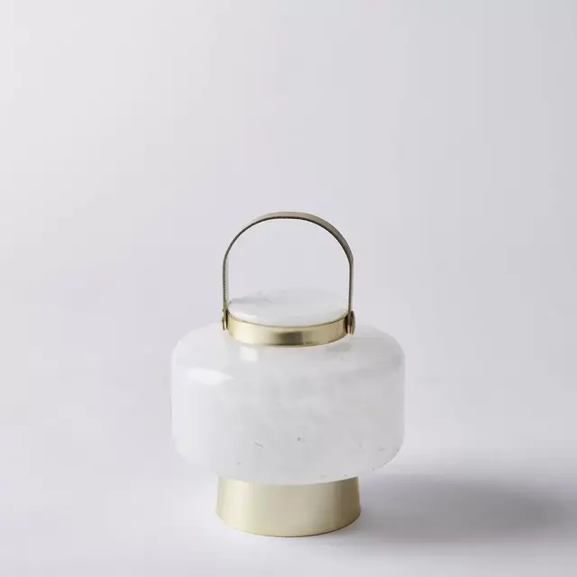 Rechargeable Hand-Blown Glass Lantern