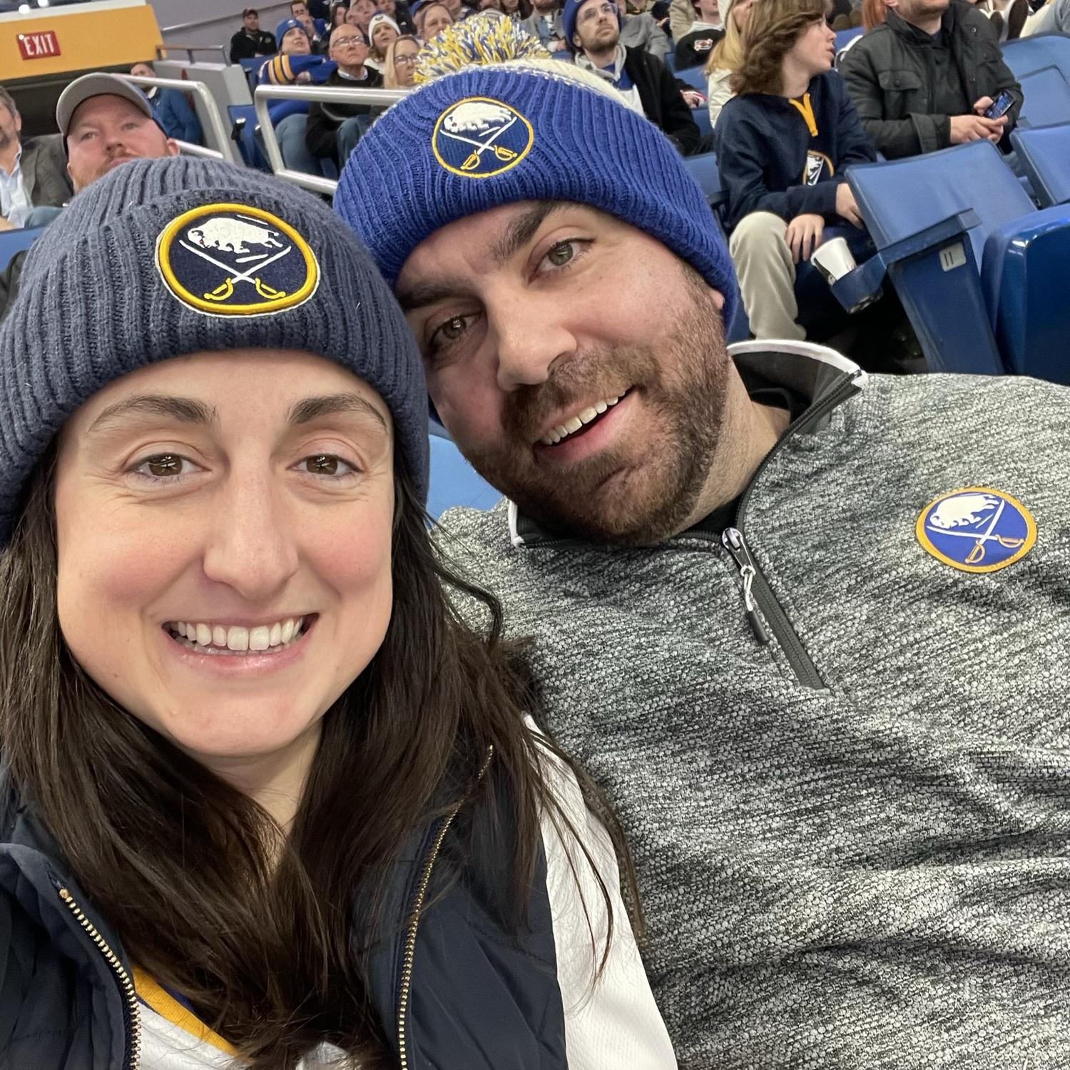 Jan 2023 - Our first Sabres game. They lost.