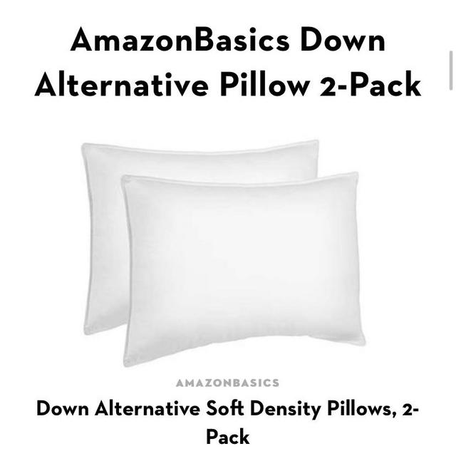 Down Alternative Soft Density Pillows - STANDARD SIZE