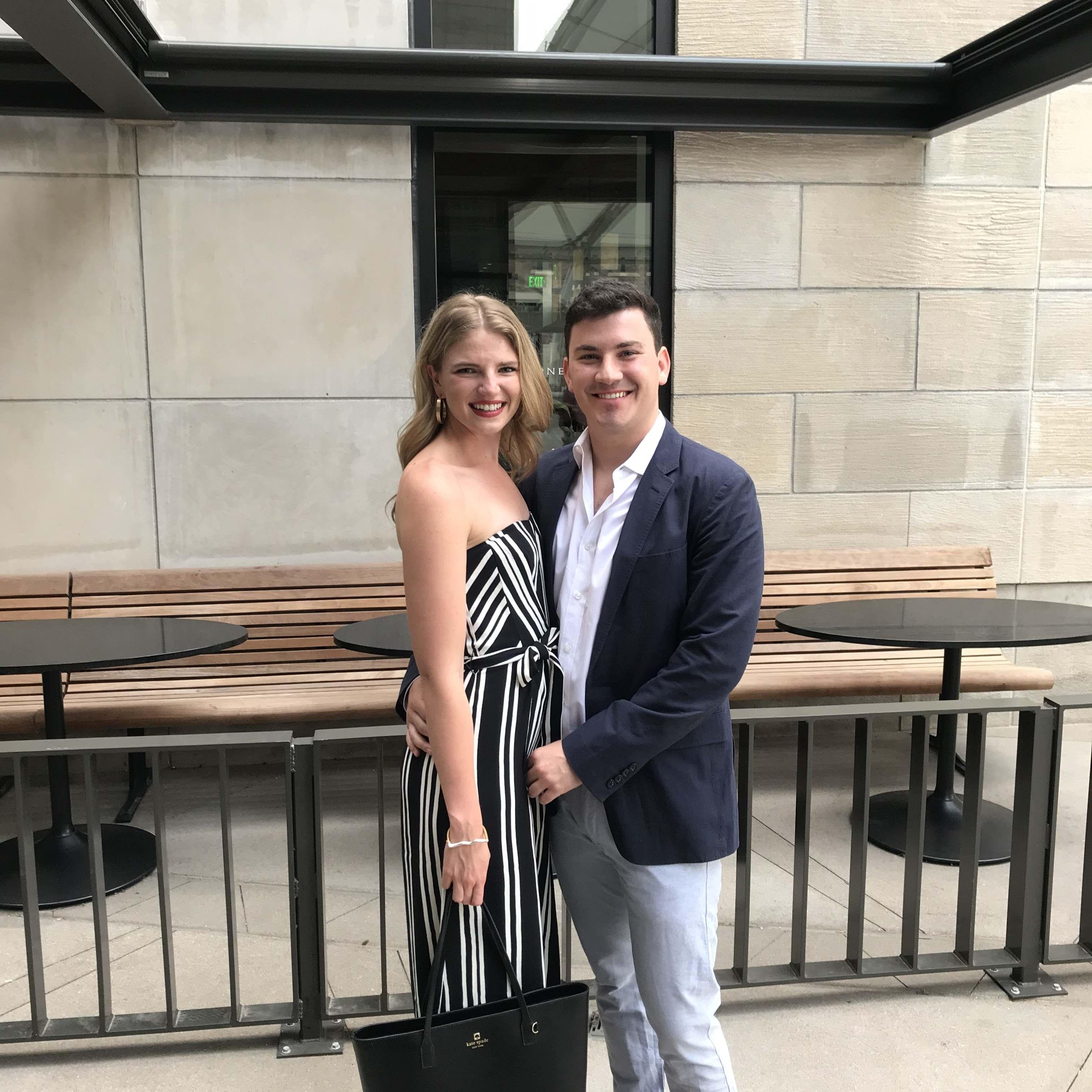Our first official date in Denver, 2018. We're so glad we thought to take a photo!