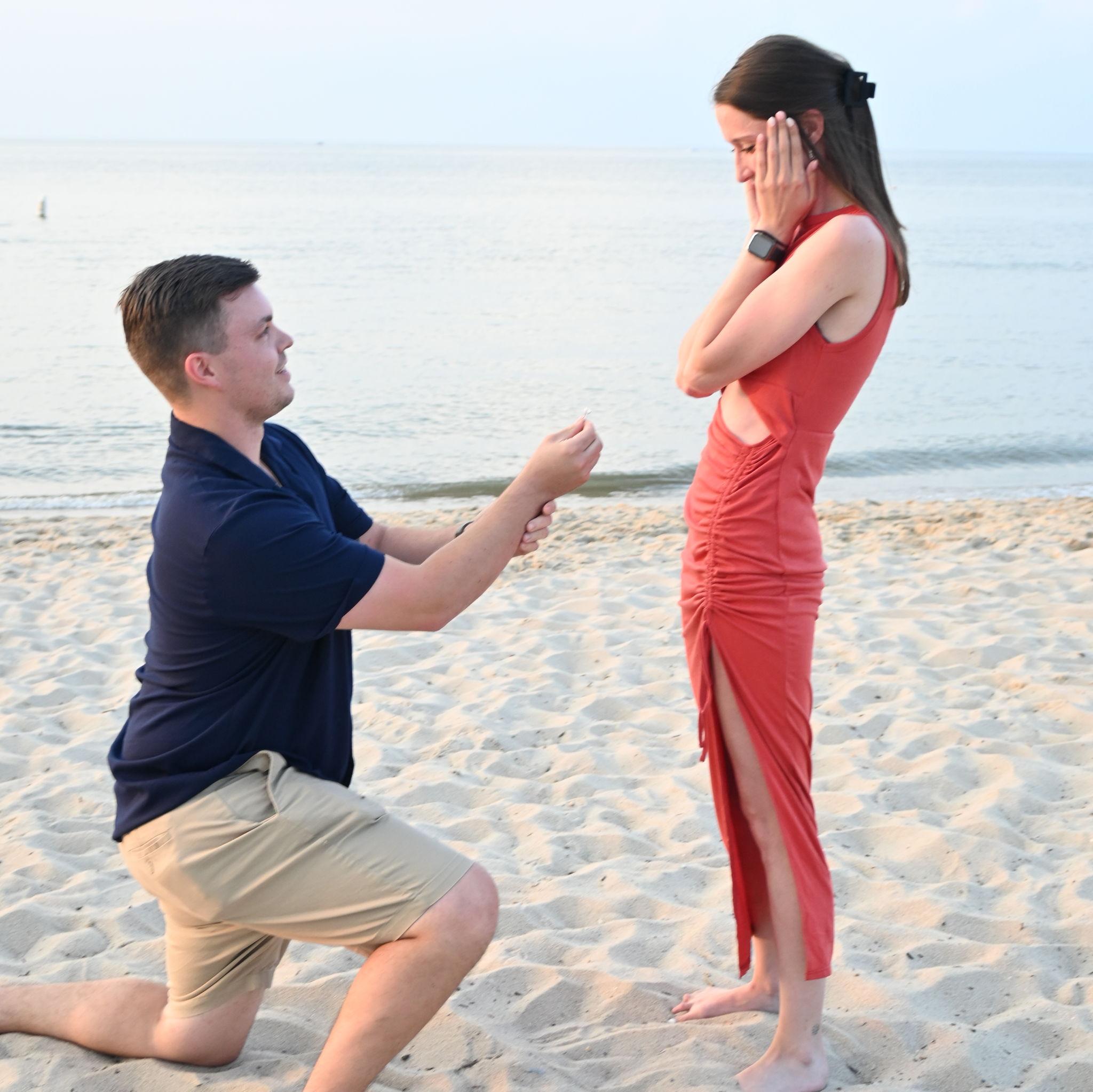 Ty: "Uh, will you marry me?"