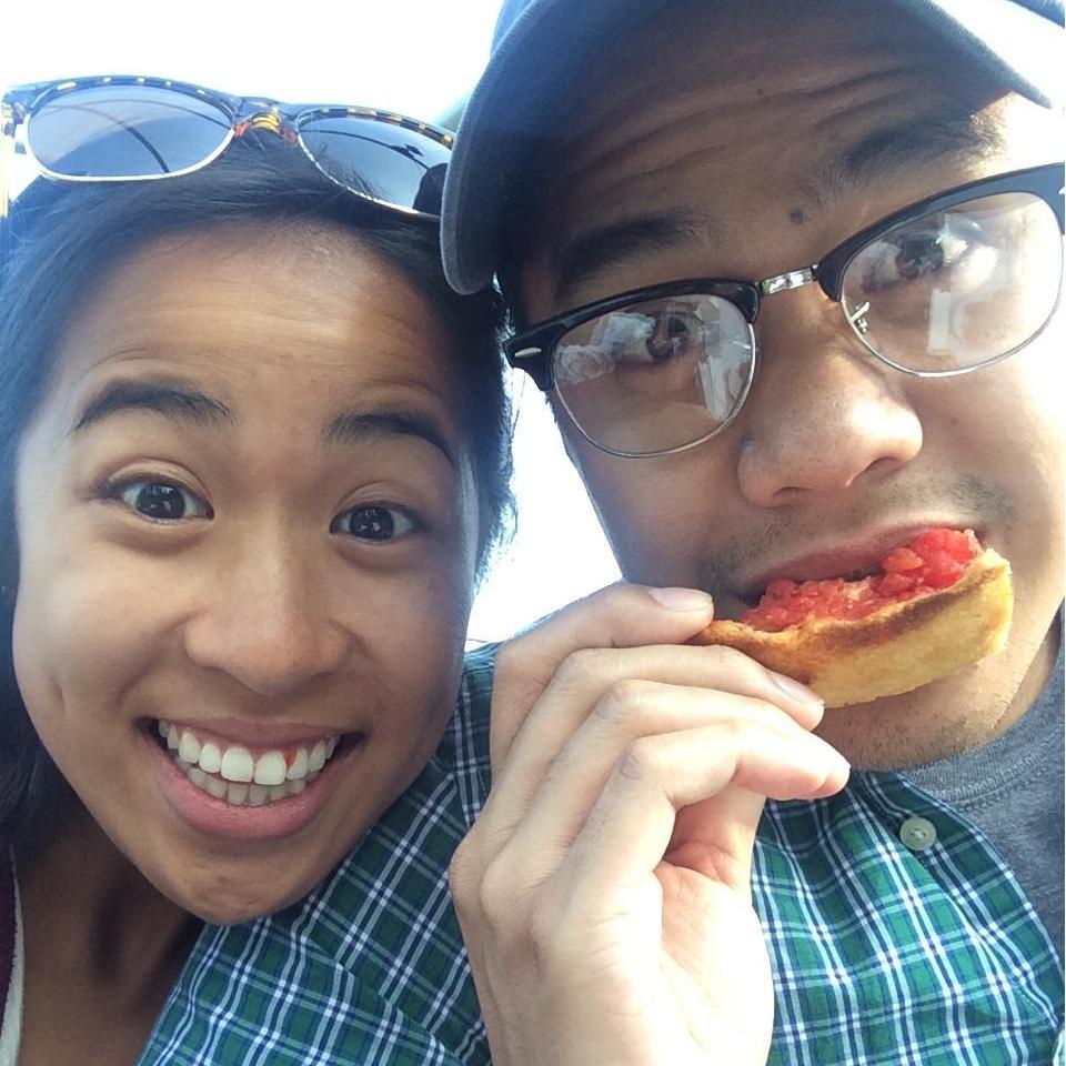 We love the summer movies at Millennium Park... and picnics!