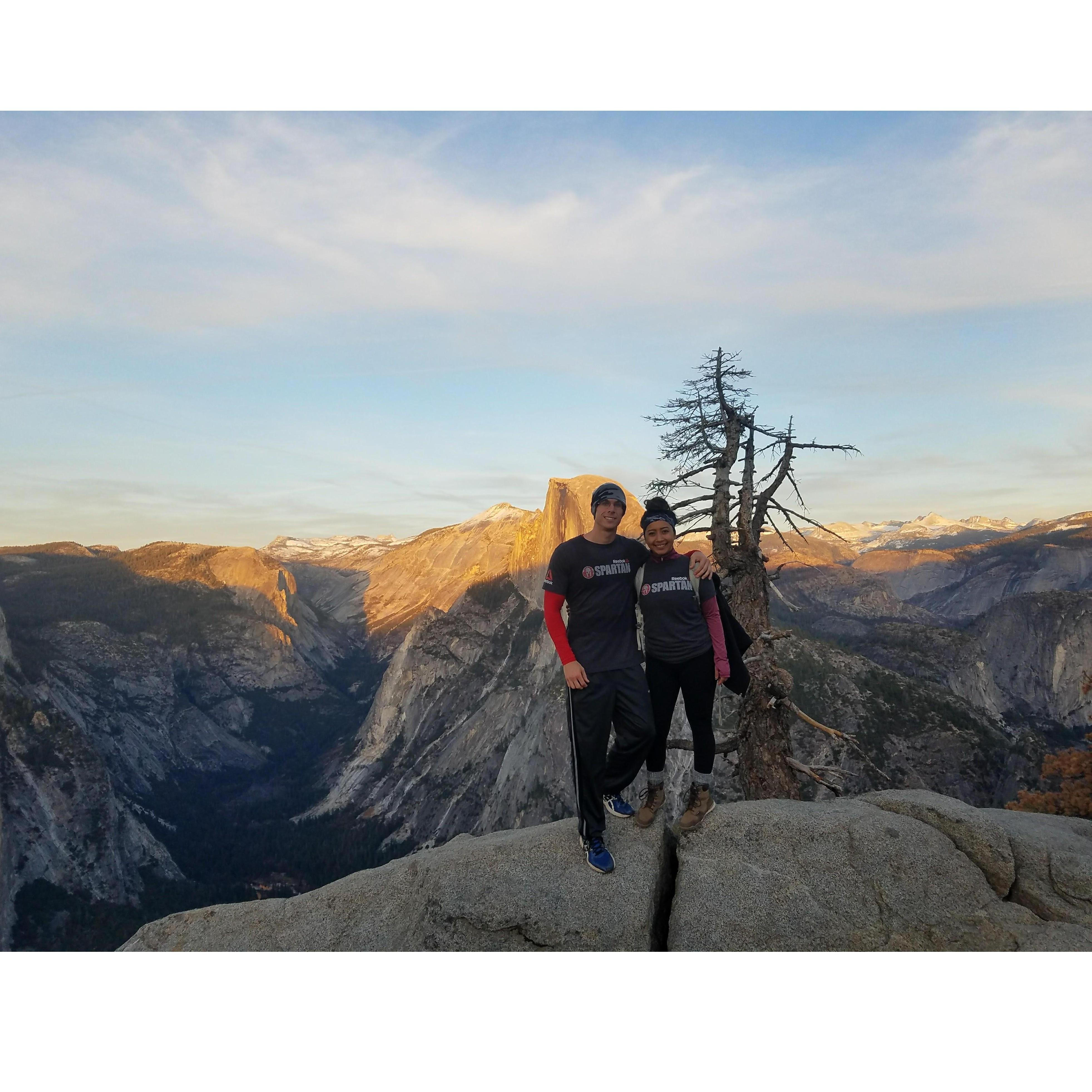 We hiked to the top to watch this beautiful sunset and hiked back down in the dark. It was quite an adventure.