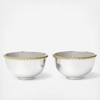 Roseland Nut Bowl, Set of 2