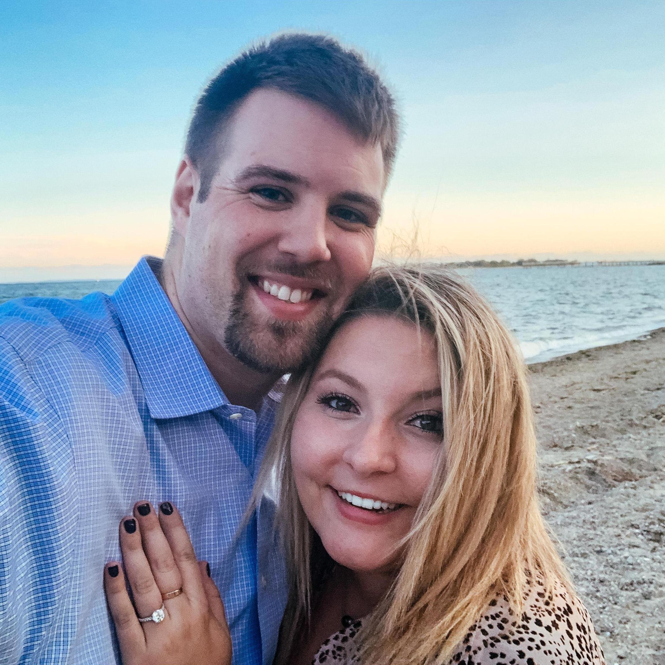 Engagement day!!! We got engaged on 9/12/20 on the beach in Norwalk.