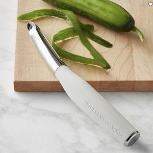Williams Sonoma Prep Tools Straight Swivel Peeler in White