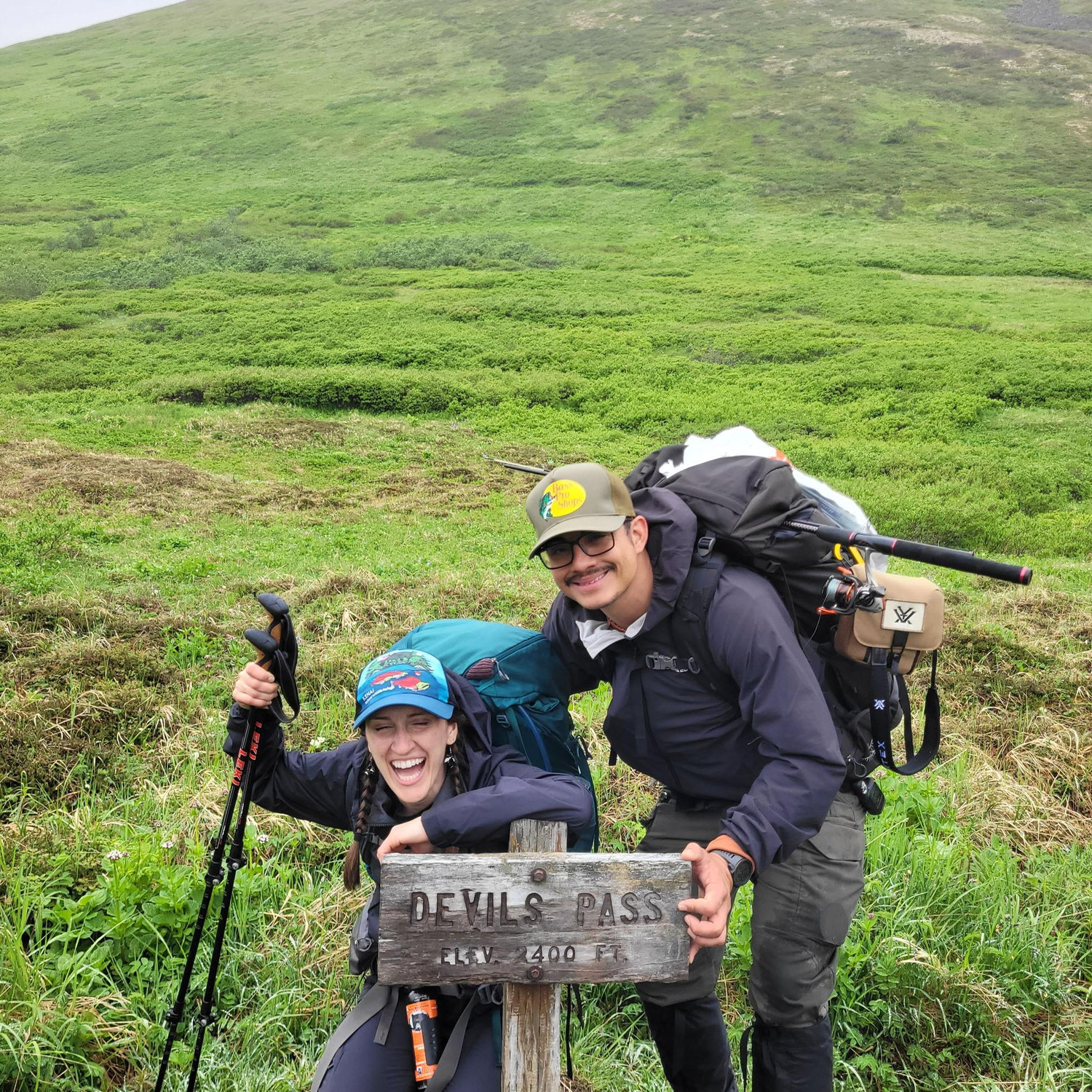 Hiking the Resurrection Pass Trail with family during the summer of 2025.
