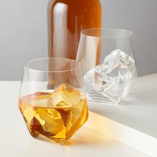 Raye Faceted Tumbler, Set of 2