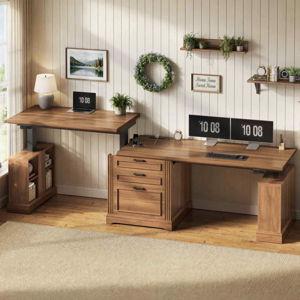 Sedeta Two-Person Farmhouse Standing Desk