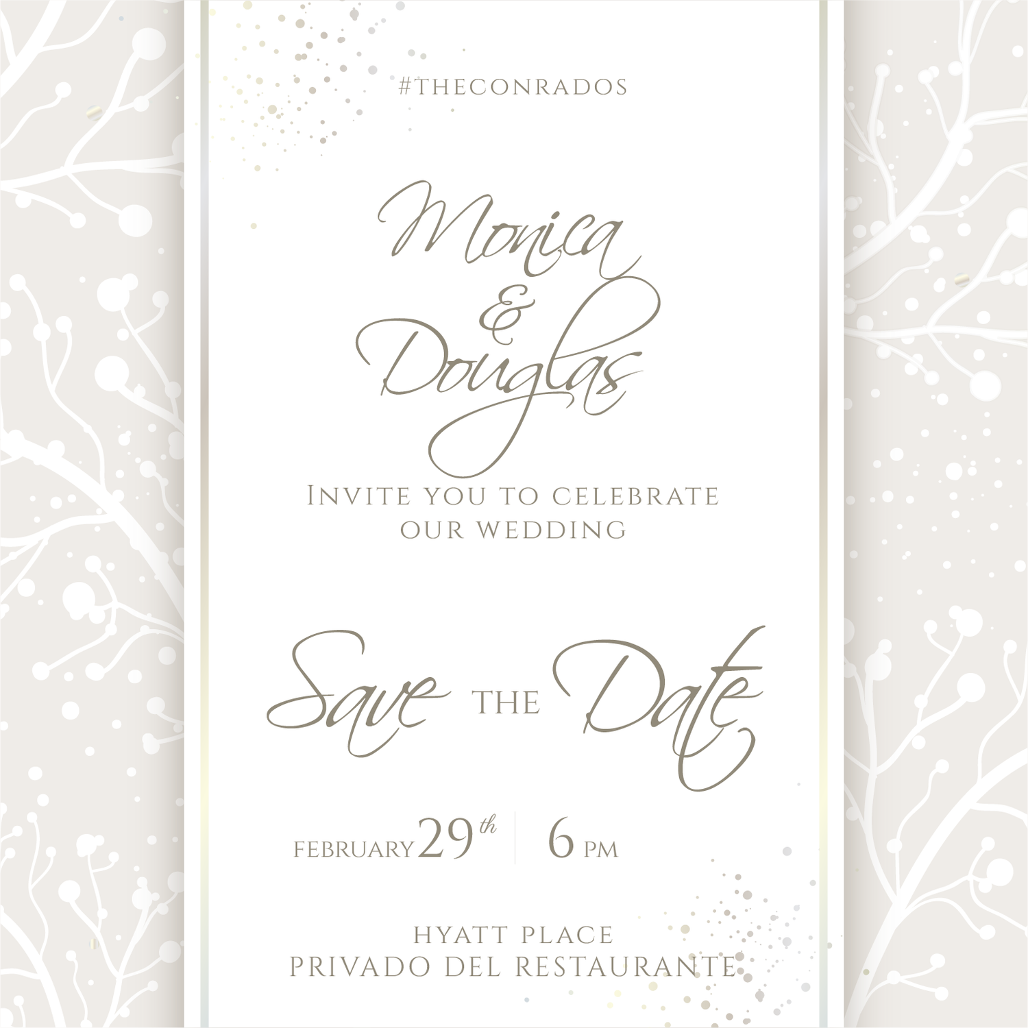 Save the Date! #TheConrados