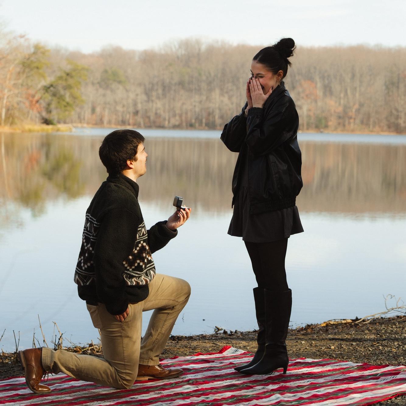 The day he proposed!