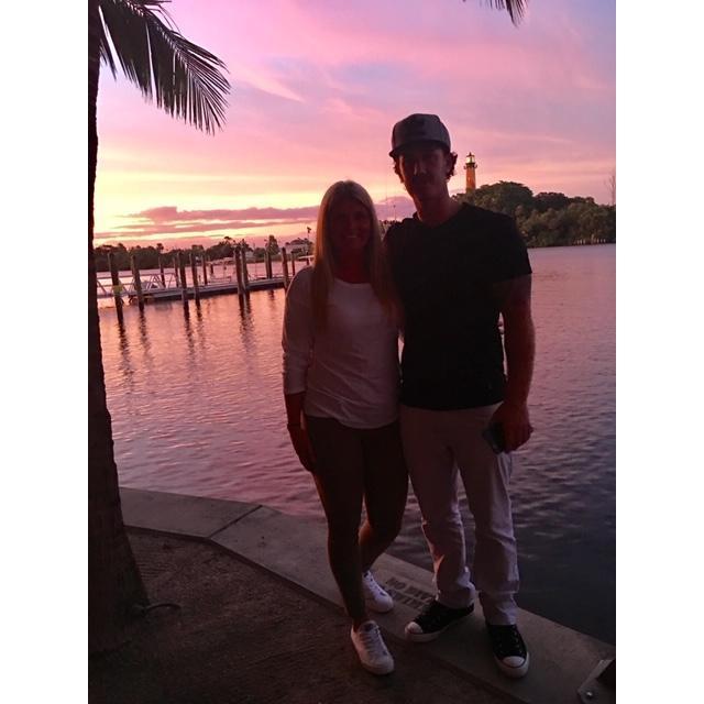 Pink sky for Grandma!