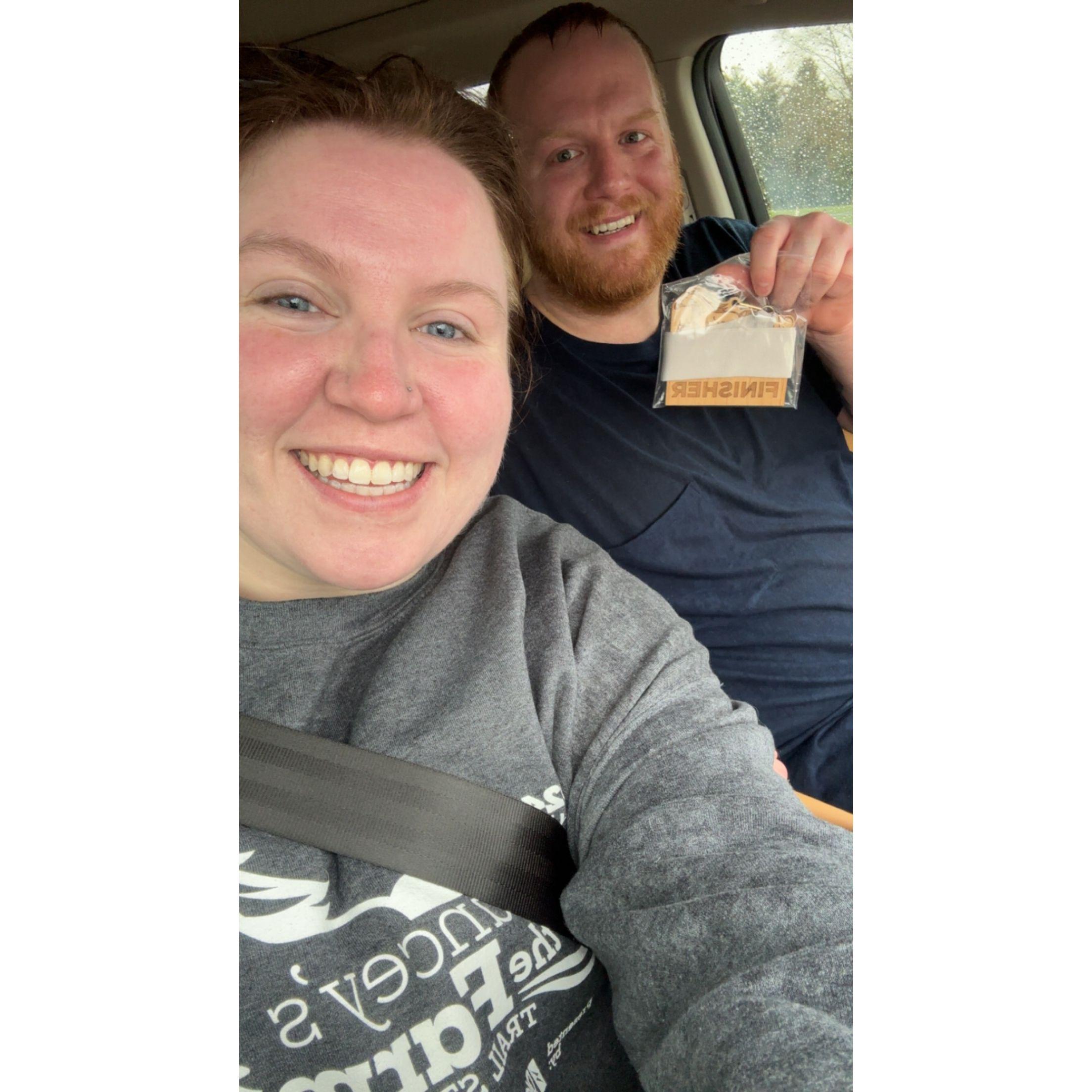 April 2024 - Connor's First 5K in Illinois