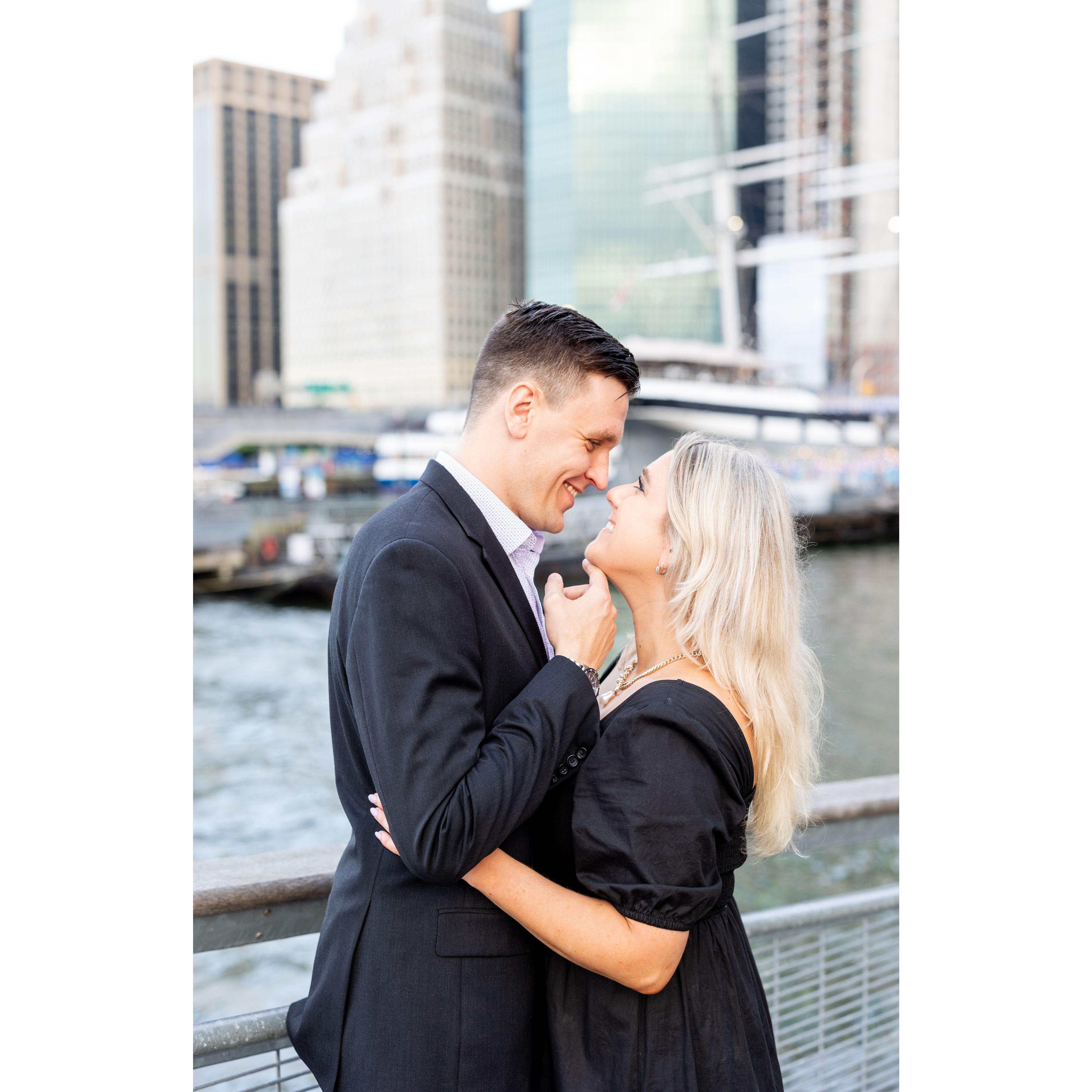From our NYC engagement shoot in the fall of 2023
