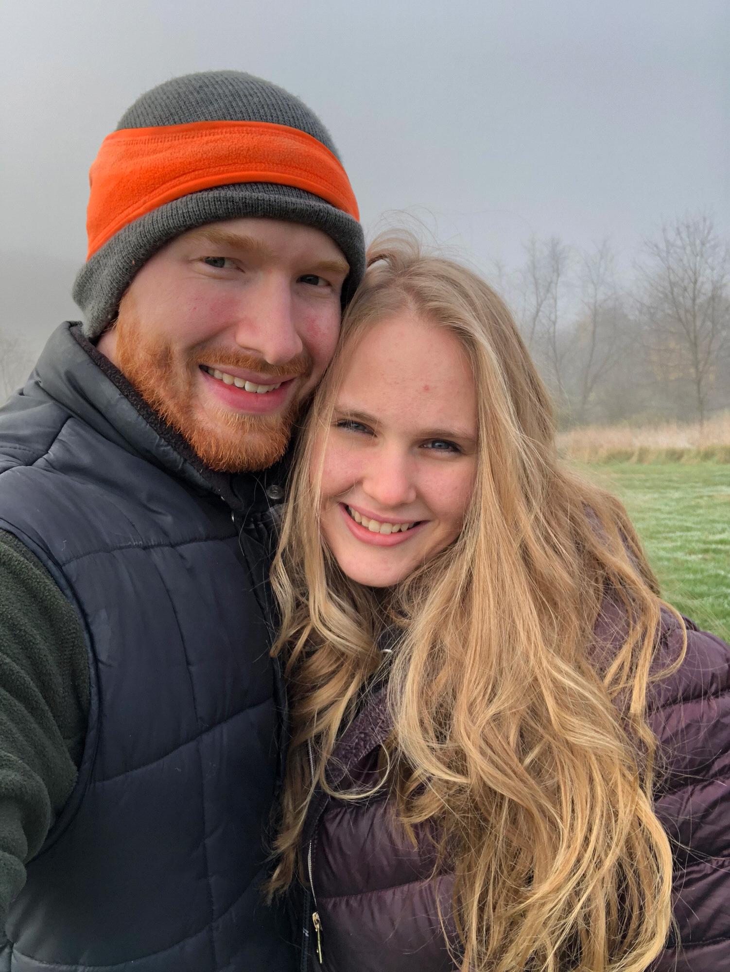 Our one year anniversary! We went on a hike at the Peace Chapel to celebrate.